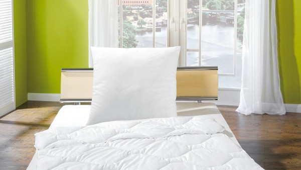 LadyDream Bettenset Kopfkissen 80x80cm und Decke 135x200cm