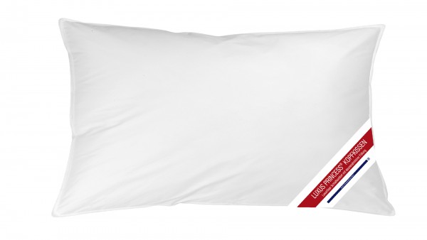 LuxusPrinzess Komfort Kopfkissen 40x80cm mit Aussensteg